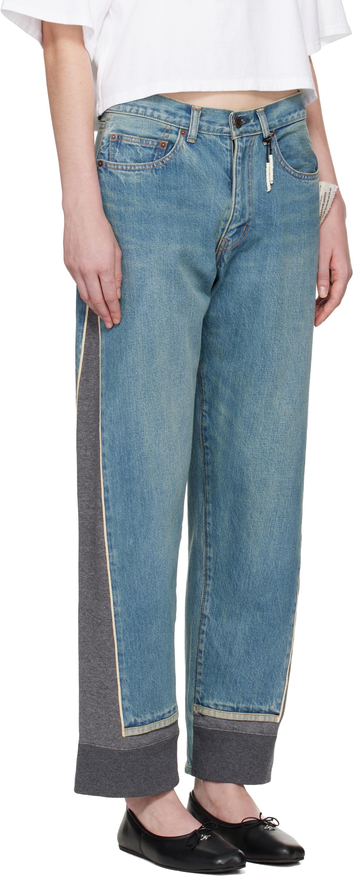 UNDERCOVER Blue & Gray UP2E1503 Jeans