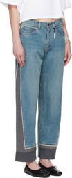 UNDERCOVER Blue & Gray UP2E1503 Jeans