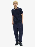 Fred Perry Polo Shirt Blue   Mens