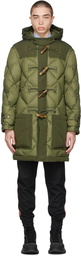 Burberry Green Recycled Nylon Diamond Quilted Coat