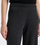 Jardin des Orangers Virgin wool and cashmere wide-leg pants