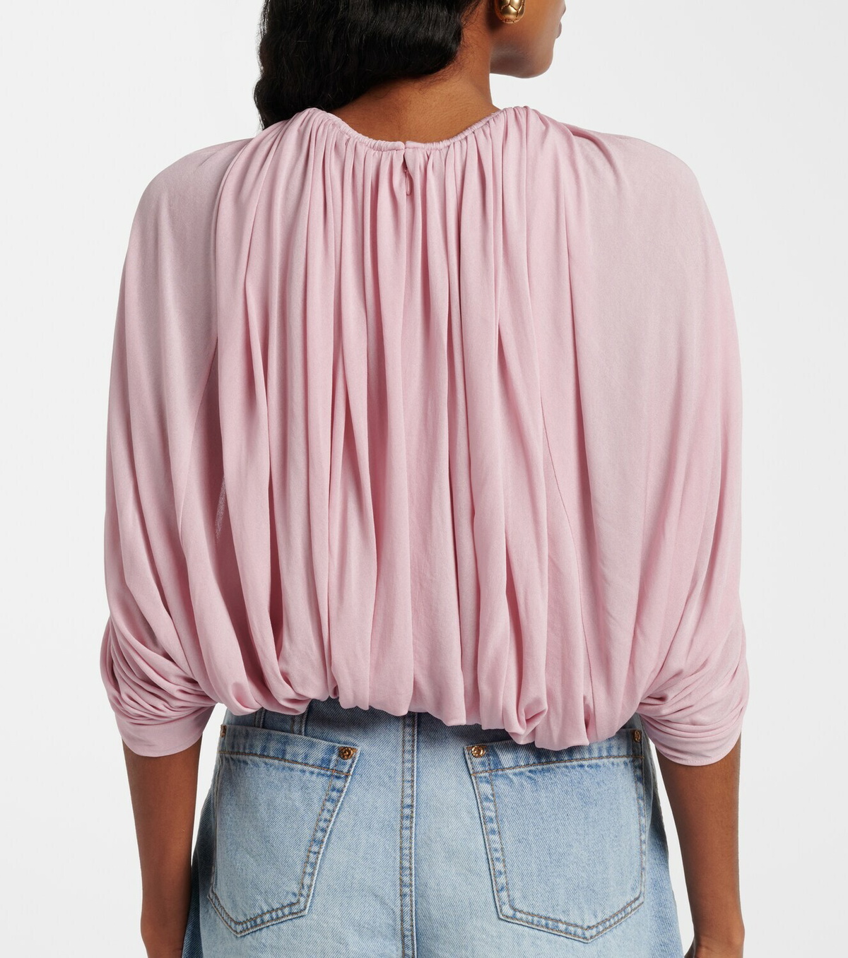 Zimmermann Alchemy caped draped blouse