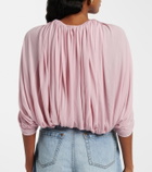 Zimmermann Alchemy caped draped blouse