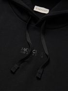 Moncler Genius - 6 Moncler 1017 ALYX 9SM Embellished Cotton-Blend Jersey Hoodie - Black