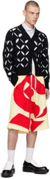 Stefan Cooke Black Slashed Cardigan
