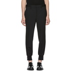 Neil Barrett Black Side Strap Trousers