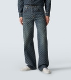 Gucci GG jacquard flared jeans