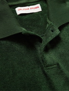 Orlebar Brown - Jarrett Cotton-Terry Polo Shirt - Green
