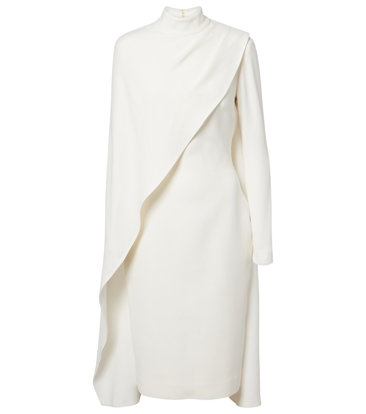 Photo: Elie Saab Caped cady cocktail dress
