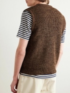 Noah - Organic Cotton Sweater Vest - Brown