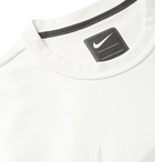 Nike - Appliquéd Stretch Cotton-Blend Jersey T-Shirt - Men - White