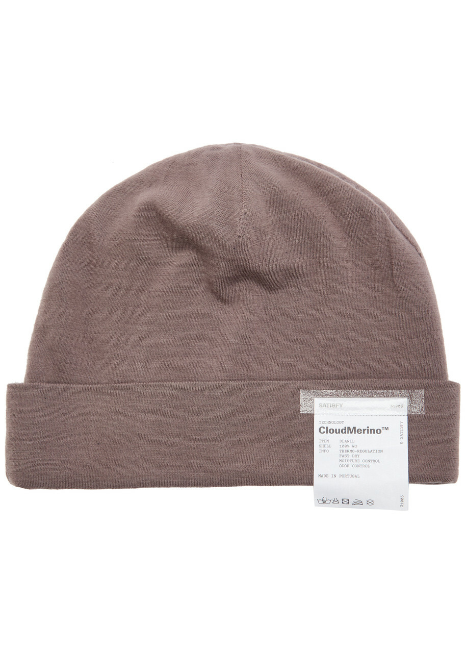 Satisfy Cloudmerino Wool Beanie - Purple - One Size