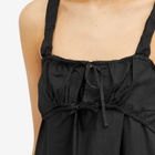 Deiji Studios Women's Ruched. Tie Midi Dress in Black