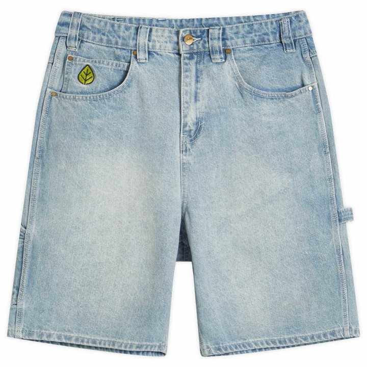 Photo: Butter Goods Men's Weathergear Denim Shorts in Faded Blue