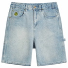 Butter Goods Men's Weathergear Denim Shorts in Faded Blue