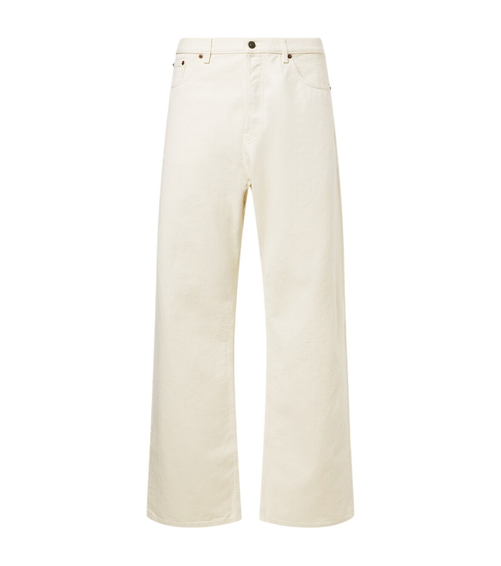 Photo: Valentino VGold wide-leg jeans