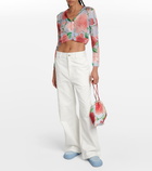 Loewe Paula's Ibiza Anagram mid-rise straight jeans