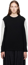 Comme des Garçons Homme Plus Black Layered Sweater