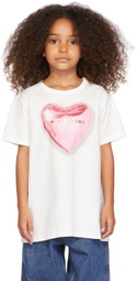 Marc Jacobs Kids Off-White Heart T-Shirt