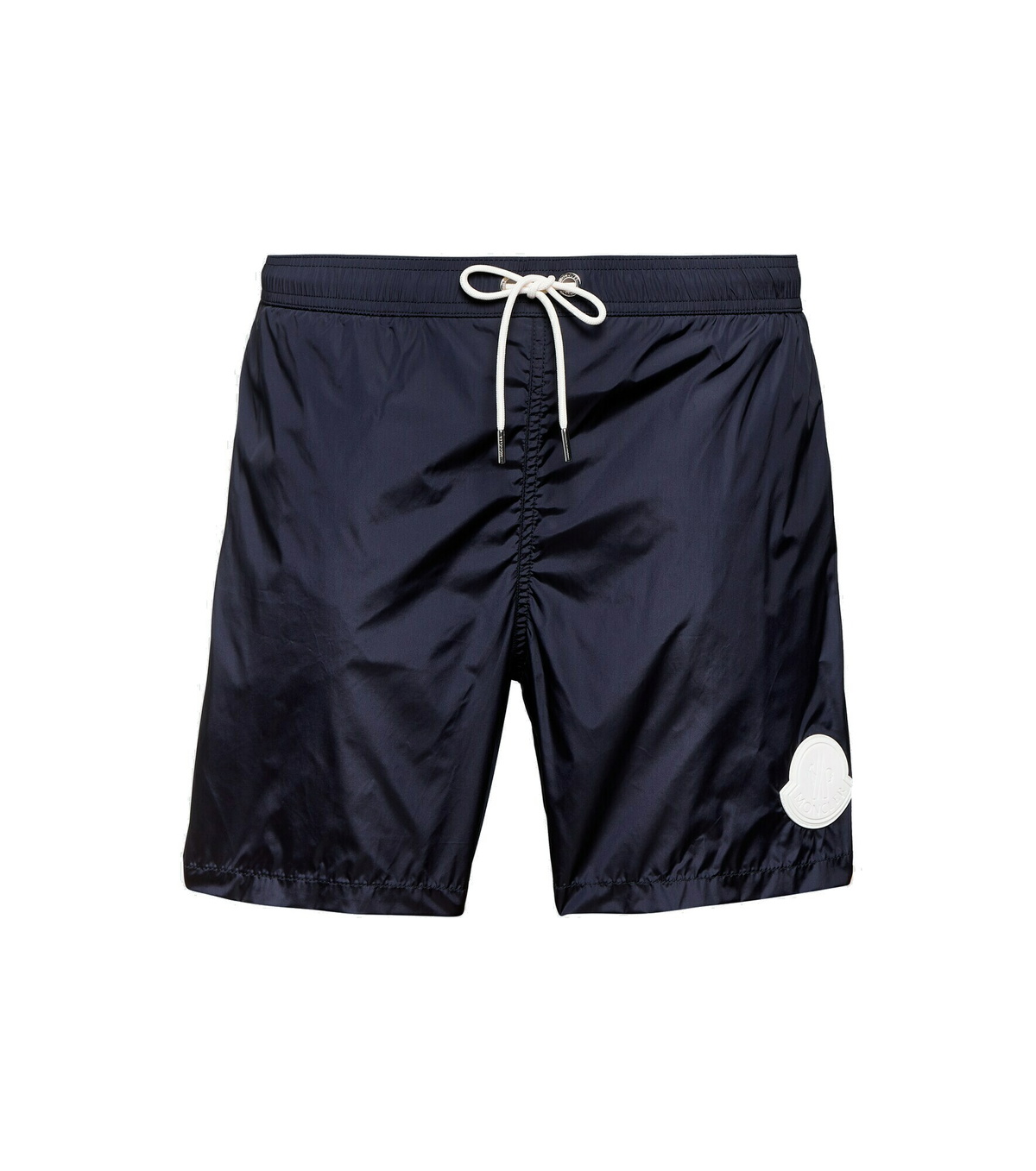 Moncler Men's Nylon Swim Trunks Blue