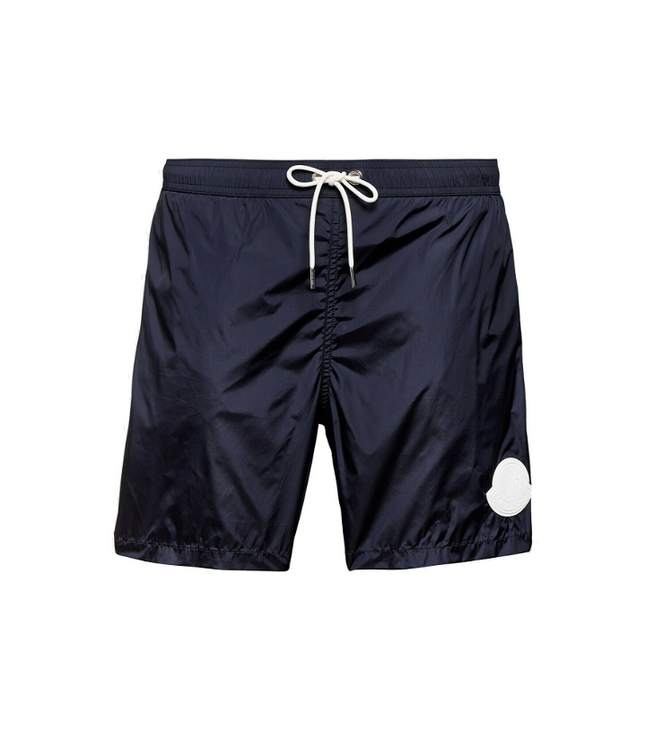 Photo: Moncler - Logo swim trunks