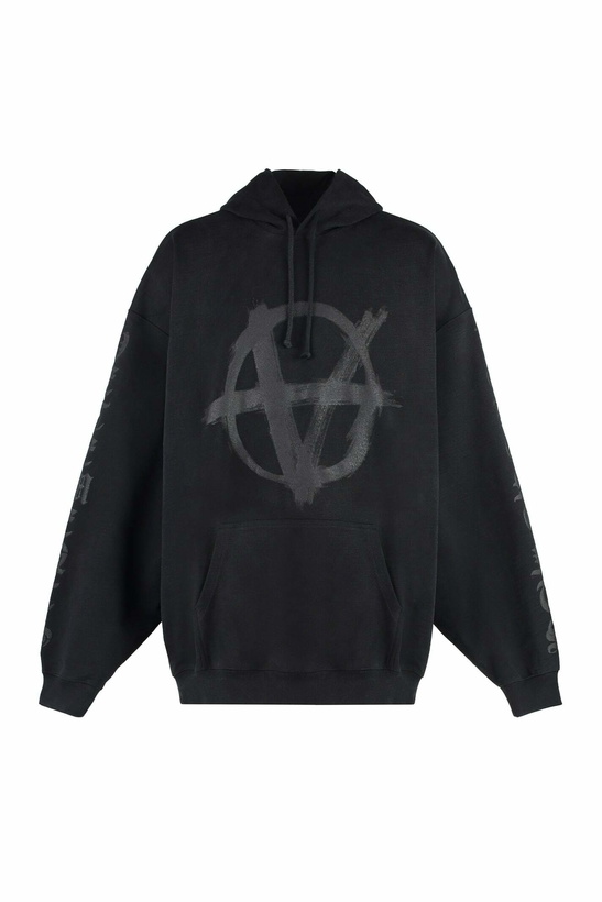 Photo: VETEMENTS Reverse Anarchy Cotton Hoodie