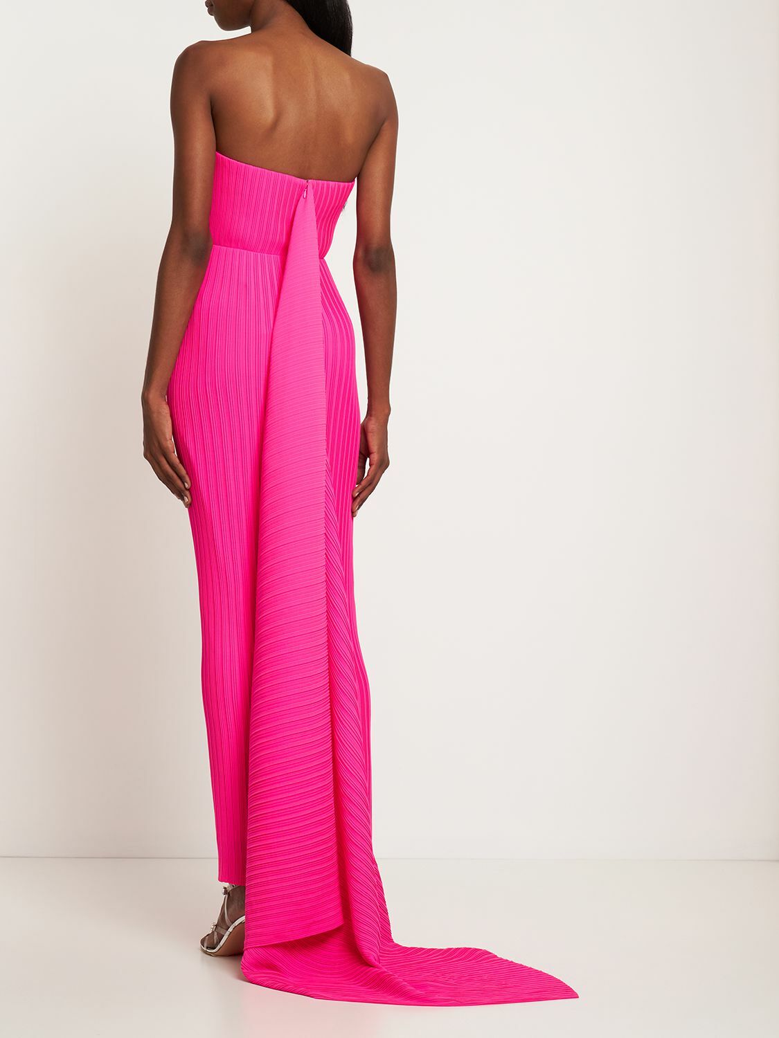 Christine™ | Pleated Chiffon Maxi Dress main image 1