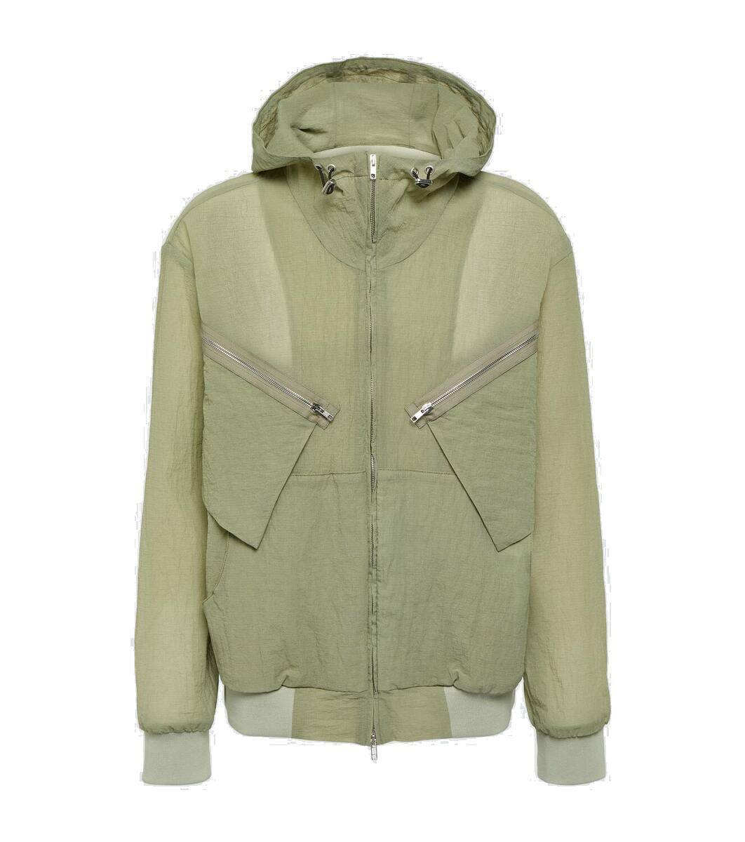 Ranra Thjorsar striped wool-blend jacket RANRA