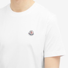 Moncler Men's Logo Badge T-Shirt in White
