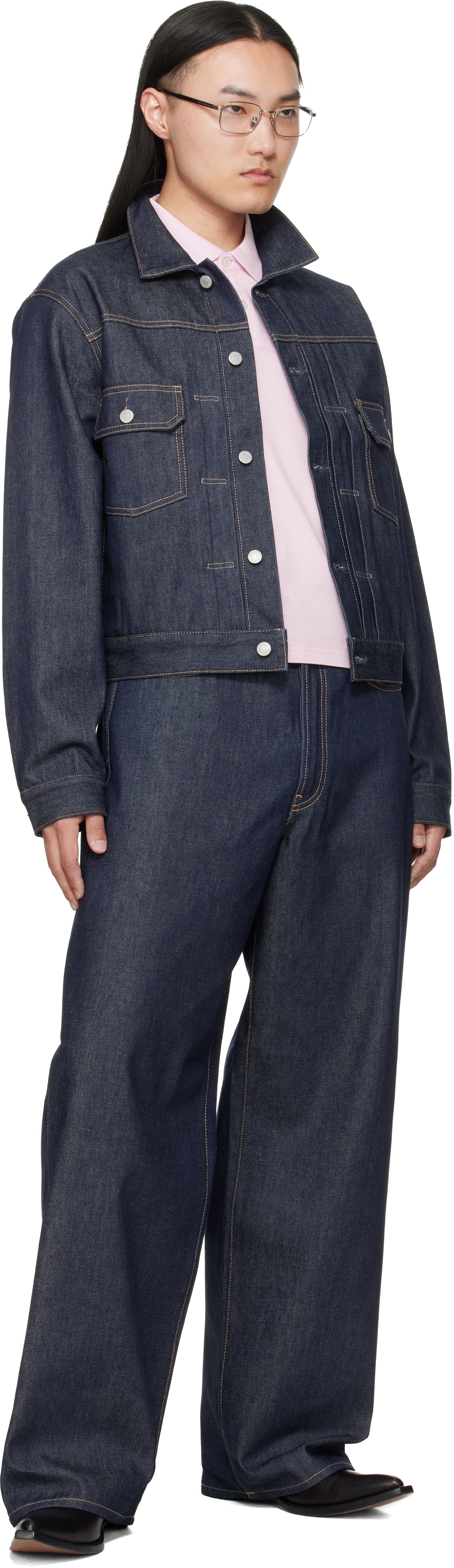 Acne Studios Indigo Ryker U New Denim Jacket