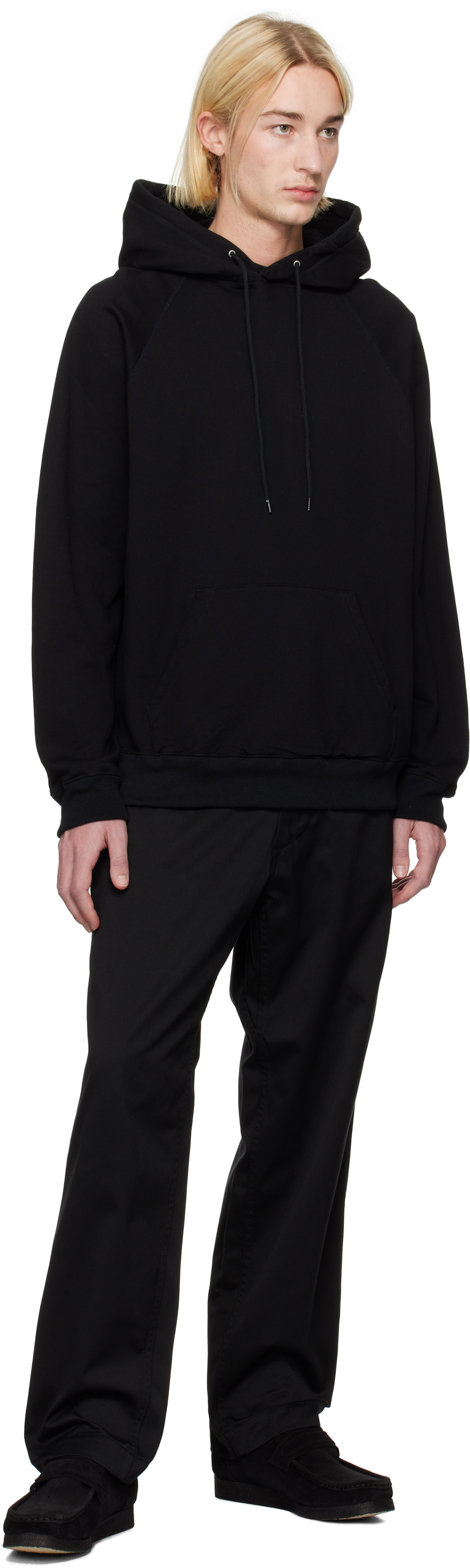 nanamica Black Pullover Sweat Hoodie