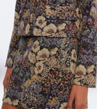 Veronica Beard Wilde floral jacquard jacket