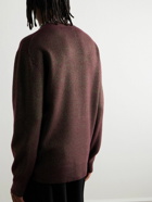 Jil Sander - Boiled Wool-Blend Sweater - Brown