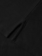 Håndværk - Pima Cotton-Piqué Polo Shirt - Black