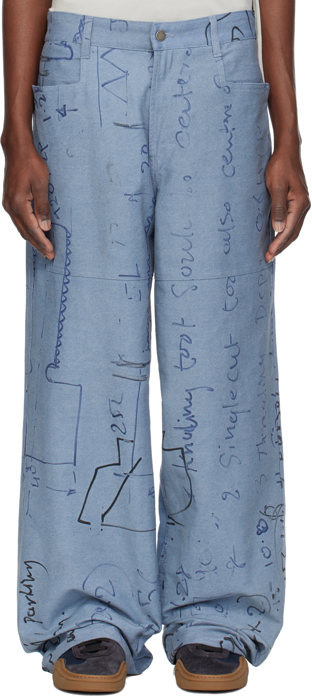 【関税込み】Serapis ブラウン Oil Sand ジーンズ Brown Oil Sand Jeans by Serapis on Sale