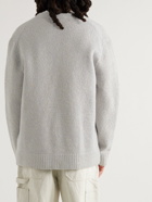 Acne Studios - Stretch-Knit Cardigan - Gray