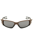 Oakley Plantaris SQ Sunglasses in Matte Mahogany/Prizm Black 