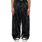 Y-3 Black Marble Nylon Tapered Cargo Pants