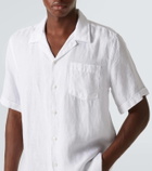 Vilebrequin Charli linen bowling shirt