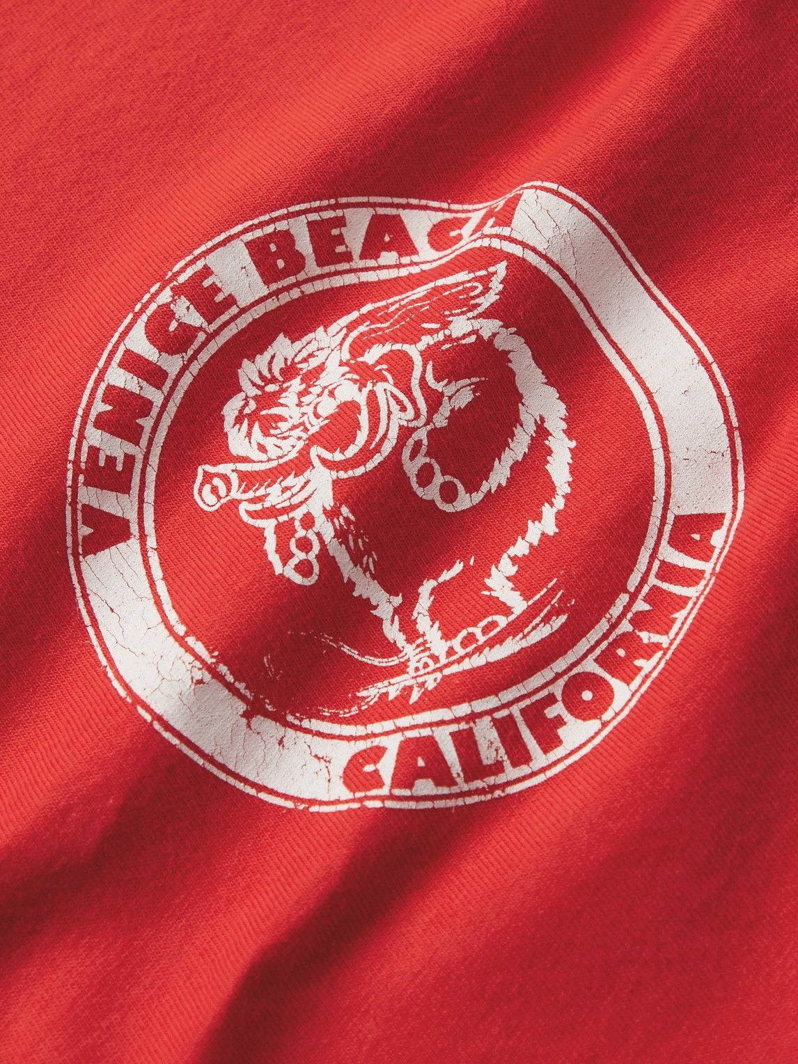 ERL - Venice Printed Cotton-Jersey T-Shirt - Red ERL