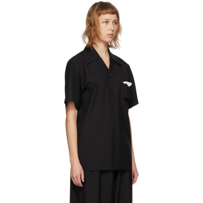 Hyein Seo SSENSE Exclusive Black Smokers Short Sleeve Shirt Hyein Seo