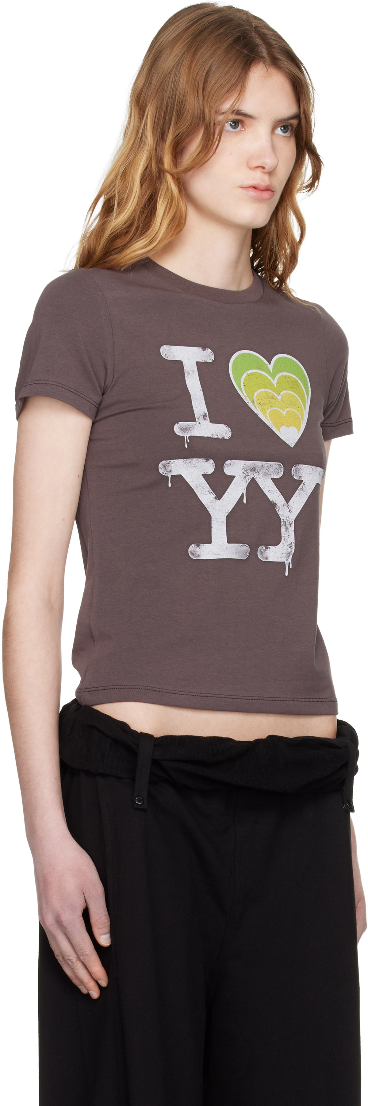 OPEN YY SSENSE Exclusive White 'I LOVE YY' Baby T-shirt