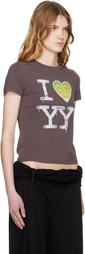 OPEN YY SSENSE Exclusive White 'I LOVE YY' Baby T-shirt