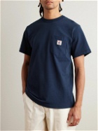 Randy's Garments - Logo-Appliquéd Cotton-Jersey T-Shirt - Blue
