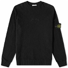 Stone Island 40th Anniversary Boucle Mock Neck Knit in Black