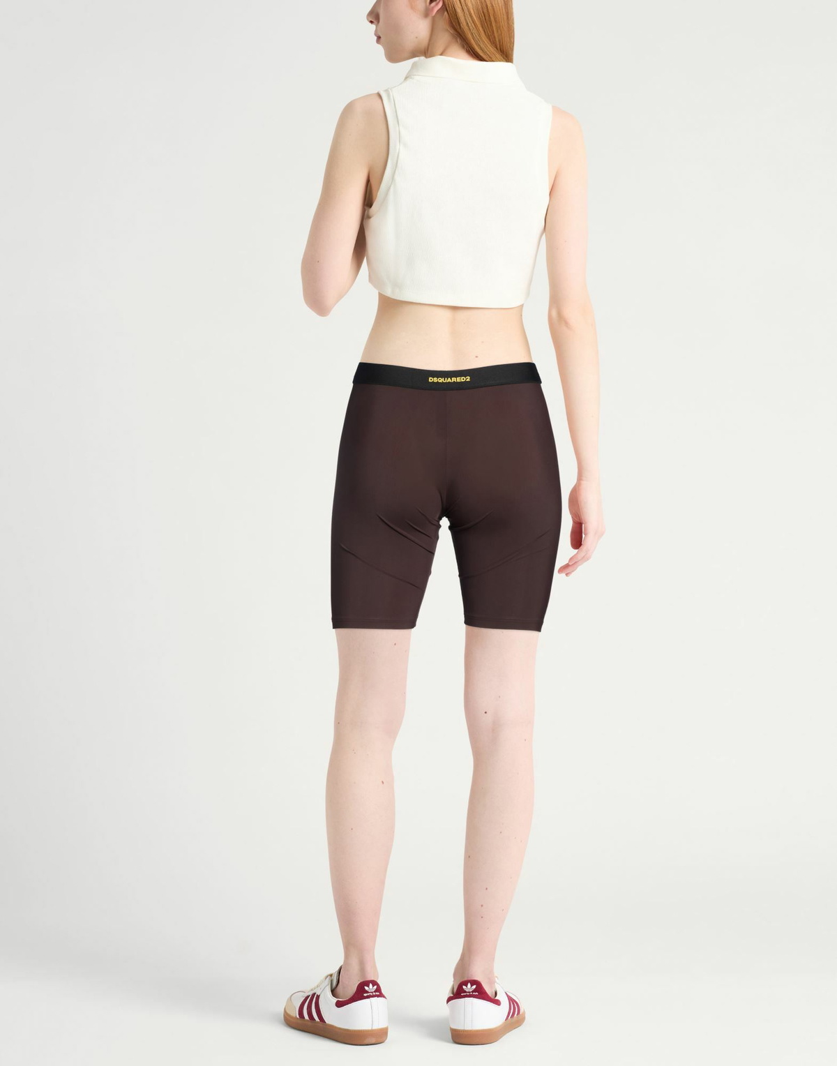 Dsquared2 Icon Womens Shorts & Bermuda Shorts Chocolate in Brown