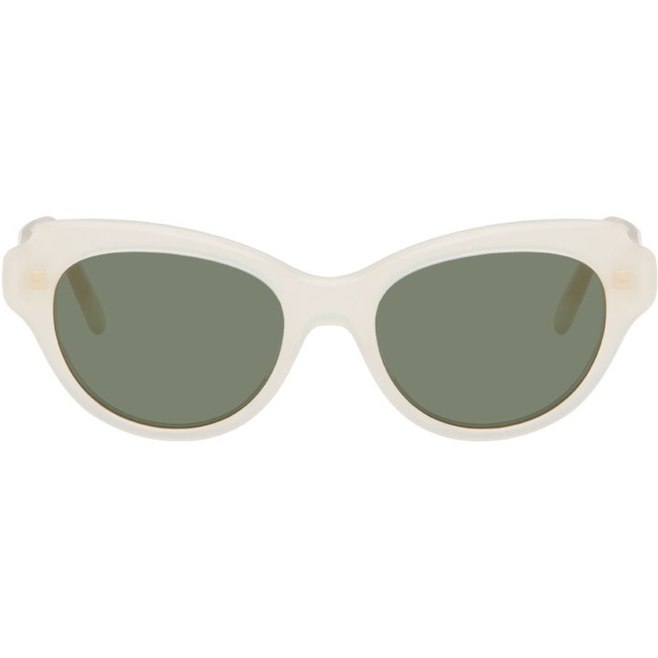 Photo: LOEWE White Swan Slim Sunglasses