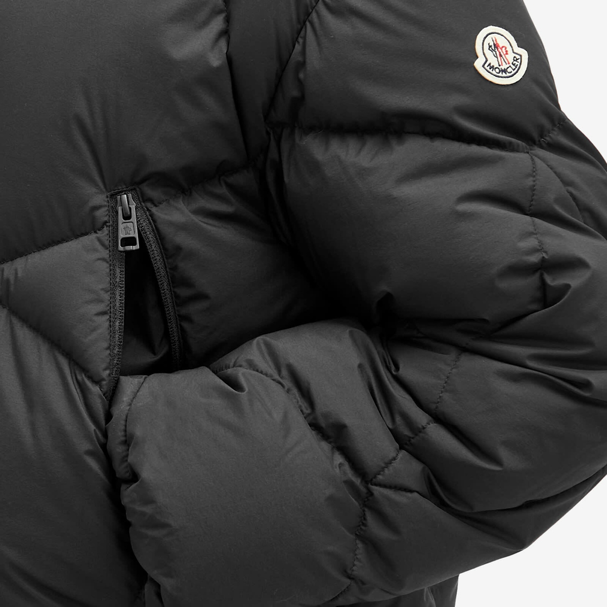 Moncler Men's Vardar Lightweight Nylon Jacket in Black Moncler