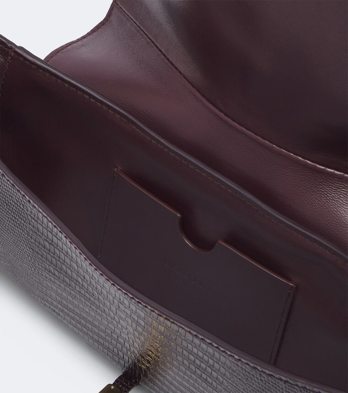 Balmain Metropolis croc-effect leather shoulder bag