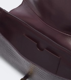 Balmain Metropolis croc-effect leather shoulder bag